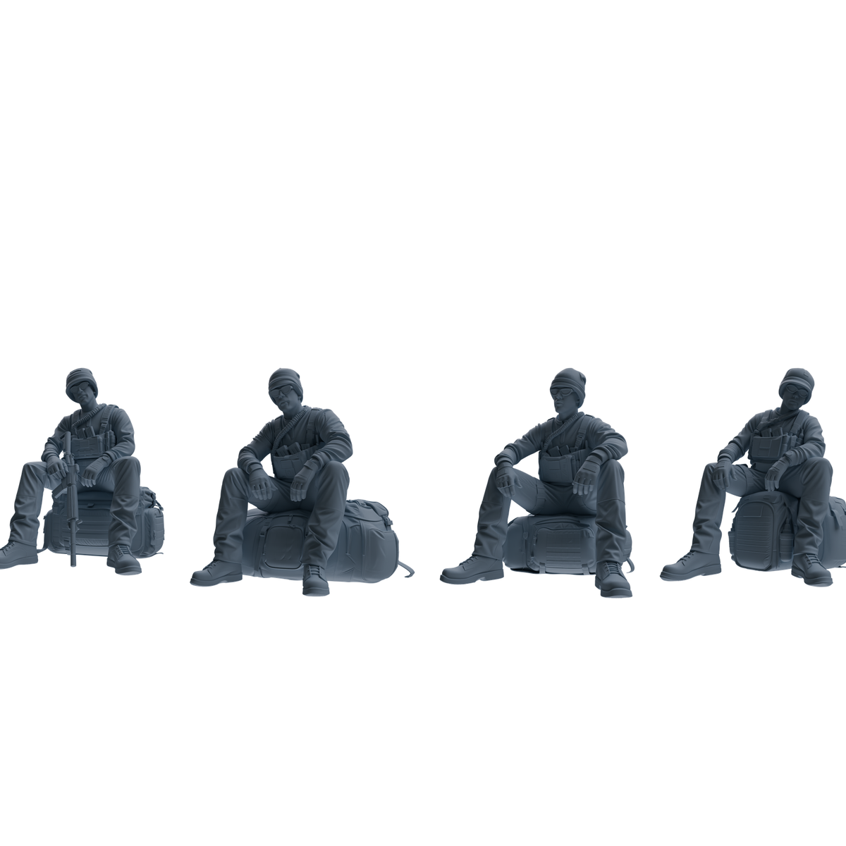 MRY-SFW SSTR386 Modern U.S. Special Forces Rest 3 Four-Person Group