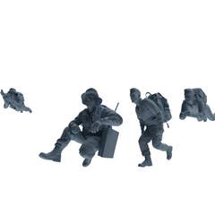 MRY-SFW SSTR136 Miniatures Soldier Model Kit War of Hyenas Modern Canadian Army Four-Person Ambush Group