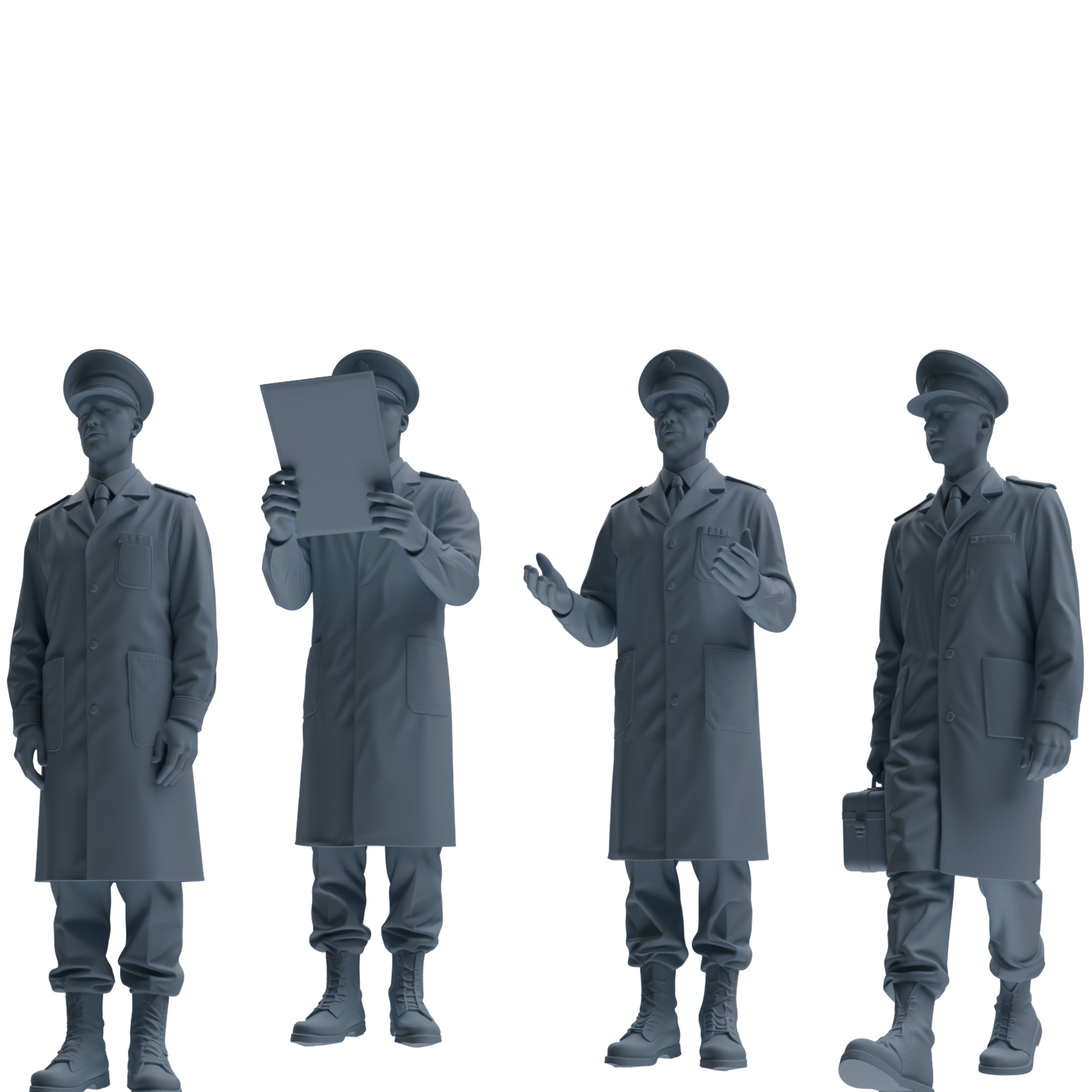 MRY-SFW SSTR240 Modern French Army Medic Four-Person Group