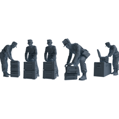 MRY-SFW LYGR647 WWII Mine Soldier Five-Person Organizing Group 3D Printed Resin Model Kit by SSMODEL