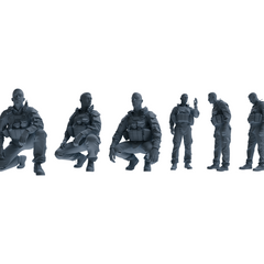 MRY-SFW LYGR622 Modern U.S. Army Six-Person Daily 2 3D Printed Resin Model Kit by SSMODEL