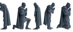 MRY-SFW SSTR085 Miniatures Soldier Model Kit Medieval Knight Five-Person Confession Group