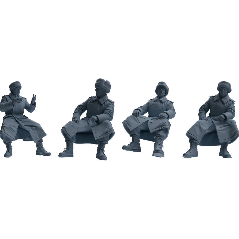 MRY-SFW LYGR642 WWII Soviet Four-Person Leisure 3D Printed Resin Model Kit by SSMODEL