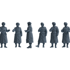 MRY-SFW LYGR643 WWII Soviet Union Six-Person Daily Routine 2 3D Printed Resin Model Kit by SSMODEL