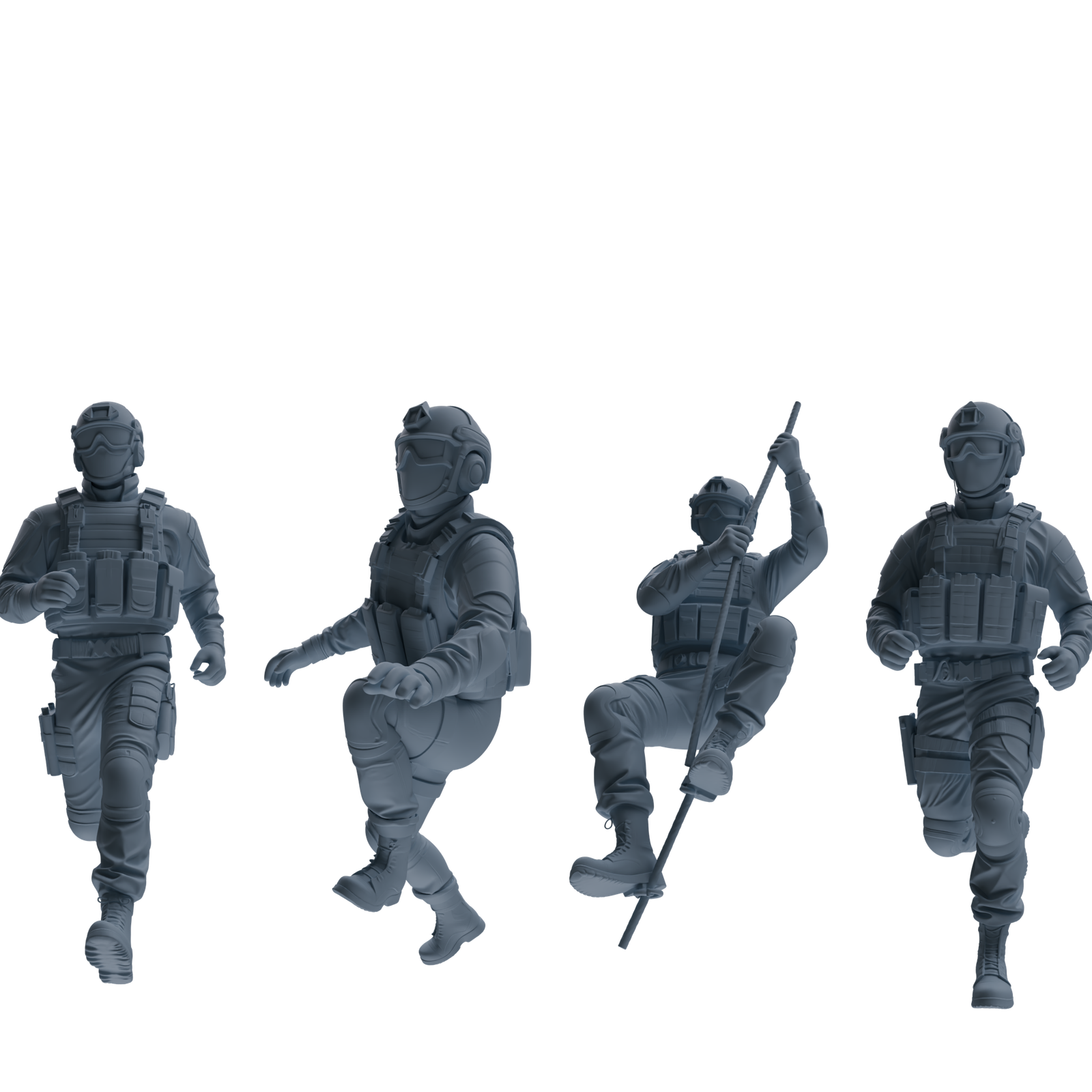 MRY-SFW SSTR356 Modern American Mercenary Training Four-Person Group