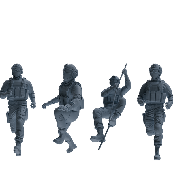 MRY-SFW SSTR356 Modern American Mercenary Training Four-Person Group