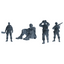 MRY-SFW SSTR204 Miniatures Soldier Model Kit Multi-Scenario Soldier Pose Modern Model 4 pcs