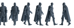 MRY-SFW SSTR096 Miniatures Soldier Model Kit Medieval Knight Six-Person Patrol Group