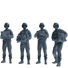 MRY-SFW SSTR251 Modern British Army Logistics Soldier Picnic Four-Person Group