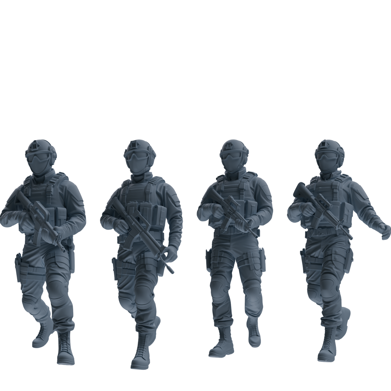 MRY-SFW SSTR355 Modern American Mercenary Patrol 2 Four-Person Group