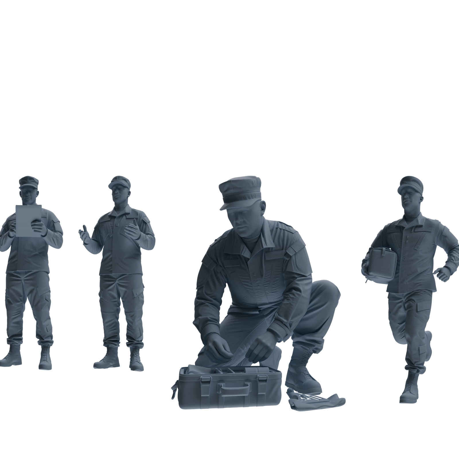 MRY-SFW SSTR248 Modern U.S. Army Medic Four-Person Group