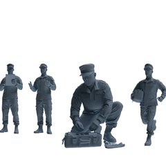 MRY-SFW SSTR248 Modern U.S. Army Medic Four-Person Group