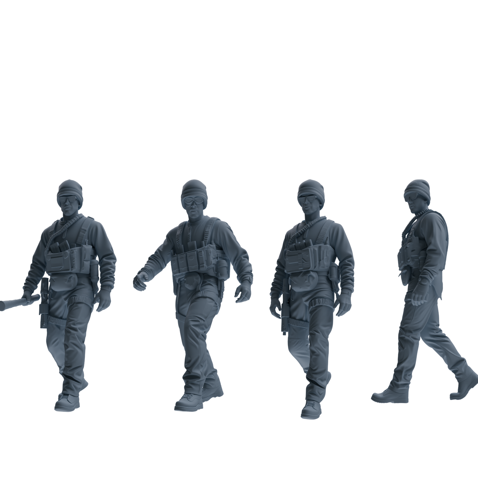 MRY-SFW SSTR387 Modern U.S. Special Forces Patrol 1 Four-Person Group