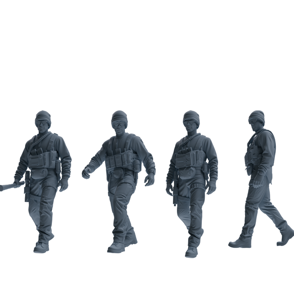 MRY-SFW SSTR387 Modern U.S. Special Forces Patrol 1 Four-Person Group