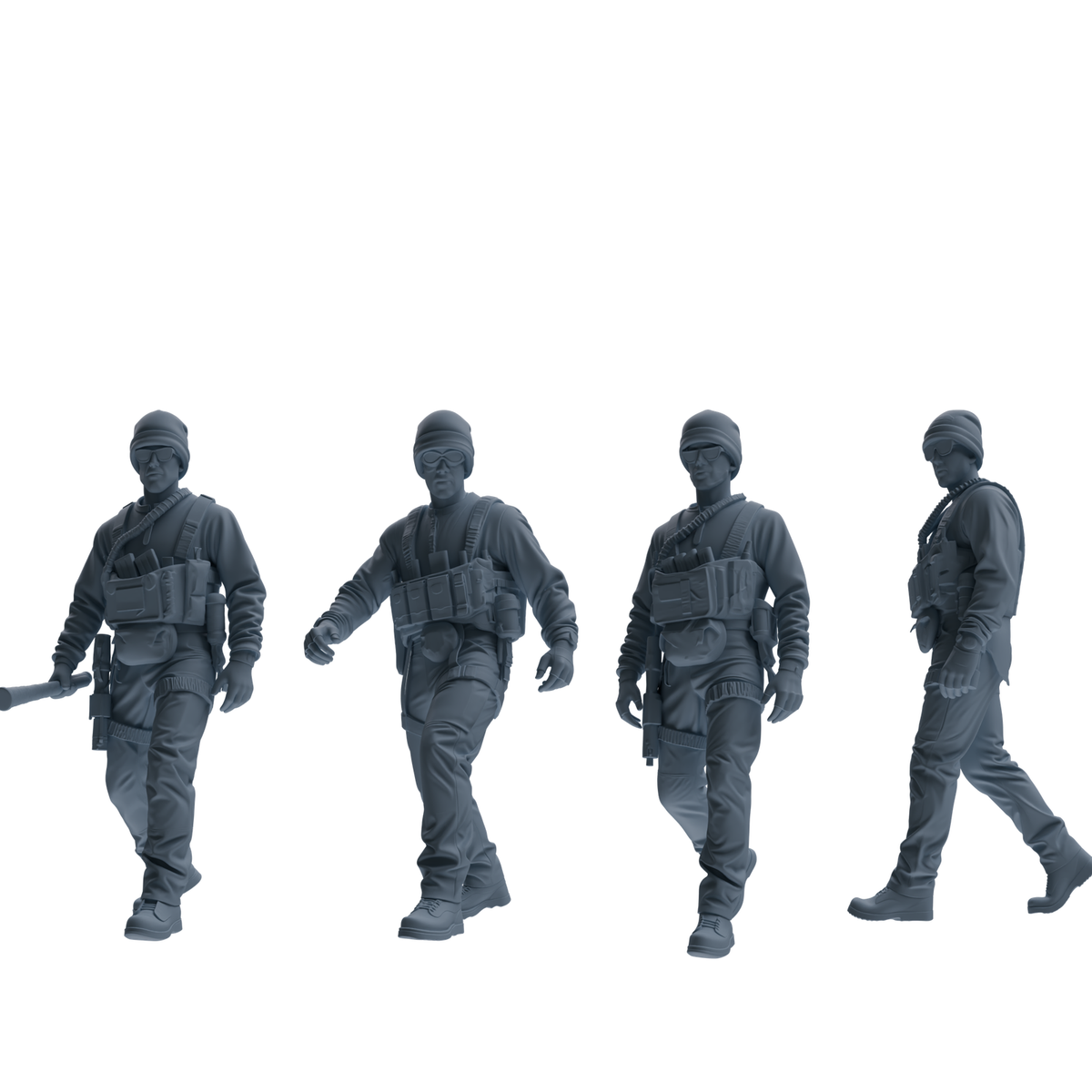 MRY-SFW SSTR387 Modern U.S. Special Forces Patrol 1 Four-Person Group