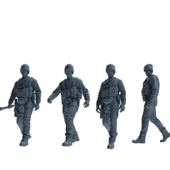 MRY-SFW SSTR387 Modern U.S. Special Forces Patrol 1 Four-Person Group