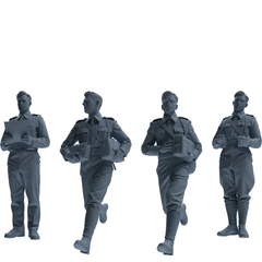 MRY-SFW SSTR224 WWII French Medic Four-Person Group