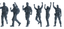 MRY-SFW SSTR014 Miniatures Soldier Model Kit Modern Navy SEAL Six-Person Triumphant Return Group