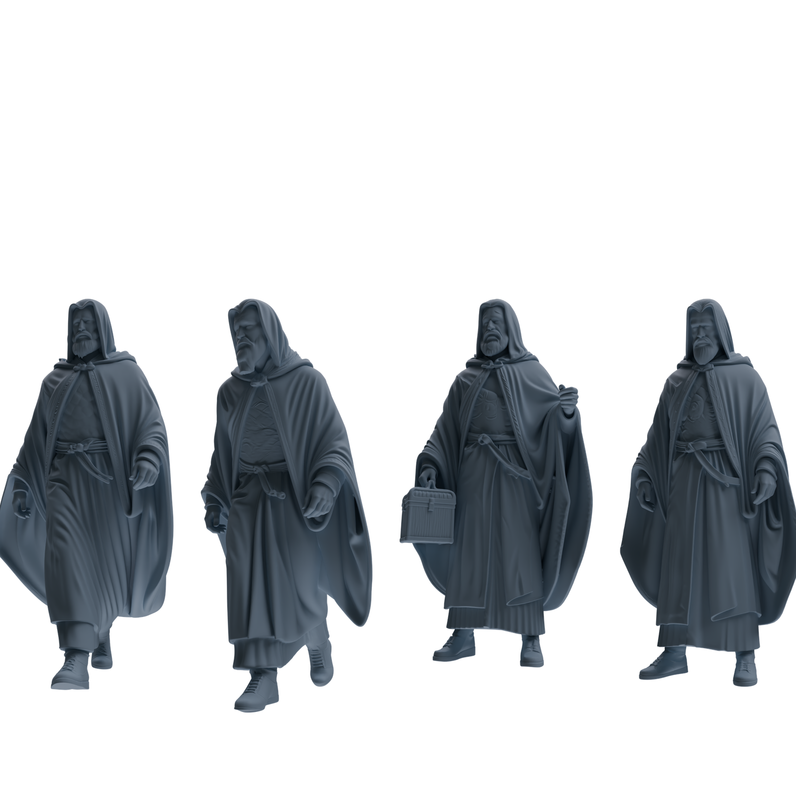 MRY-SFW SSTR291 Medieval Merlin Wizard Patrol Four-Person Group