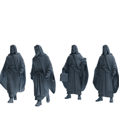 MRY-SFW SSTR291 Medieval Merlin Wizard Patrol Four-Person Group