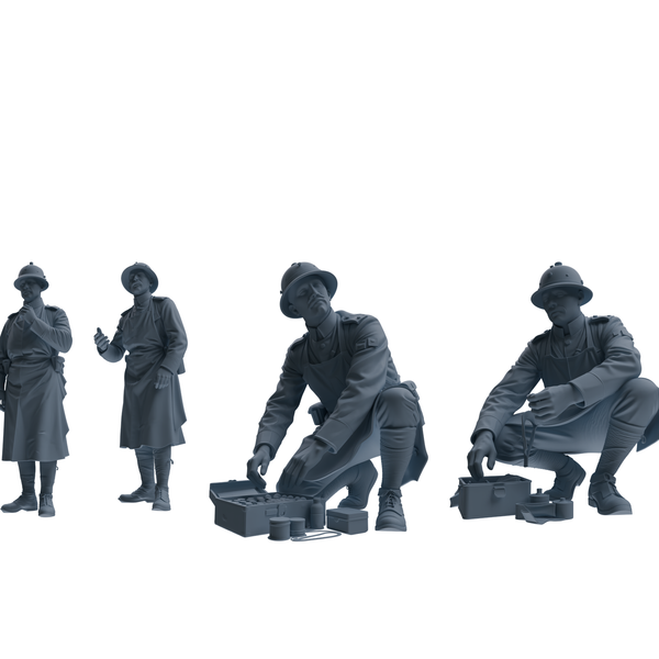 MRY-SFW SSTR263 WWI French Medic Four-Person Group