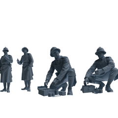 MRY-SFW SSTR263 WWI French Medic Four-Person Group