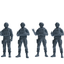 MRY-SFW SSTR347 Modern American Mercenary Conversation Four-Person Group