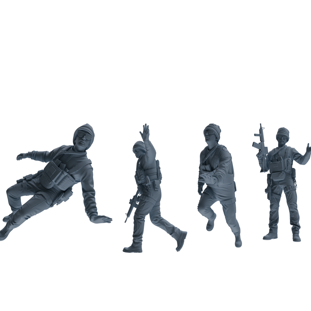 MRY-SFW SSTR392 Modern U.S. Special Forces Combat 3 Four-Person Group