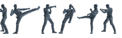 MRY-SFW LYGR672 Los Angeles Patrol Police Six-Person Combat Group 3D Printed Resin Model Kit by SSMODEL