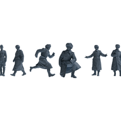 MRY-SFW LYGR644 WWII Soviet Union Six-Person Daily Routine 3D Printed Resin Model Kit by SSMODEL