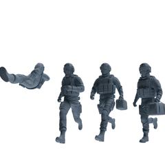 MRY-SFW SSTR349 Modern American Mercenary Rescue Four-Person Group