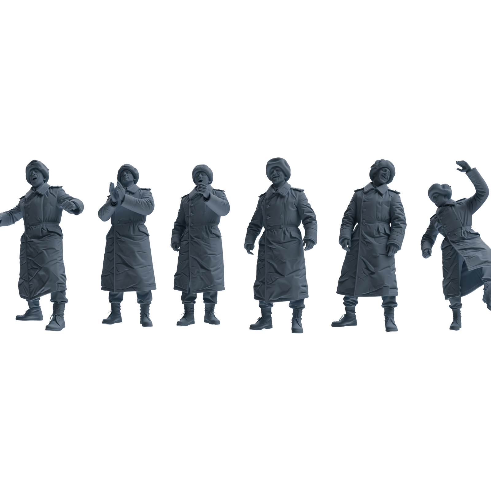MRY-SFW LYGR641 WWII Soviet Six-Person Entertainment 3D Printed Resin Model Kit by SSMODEL