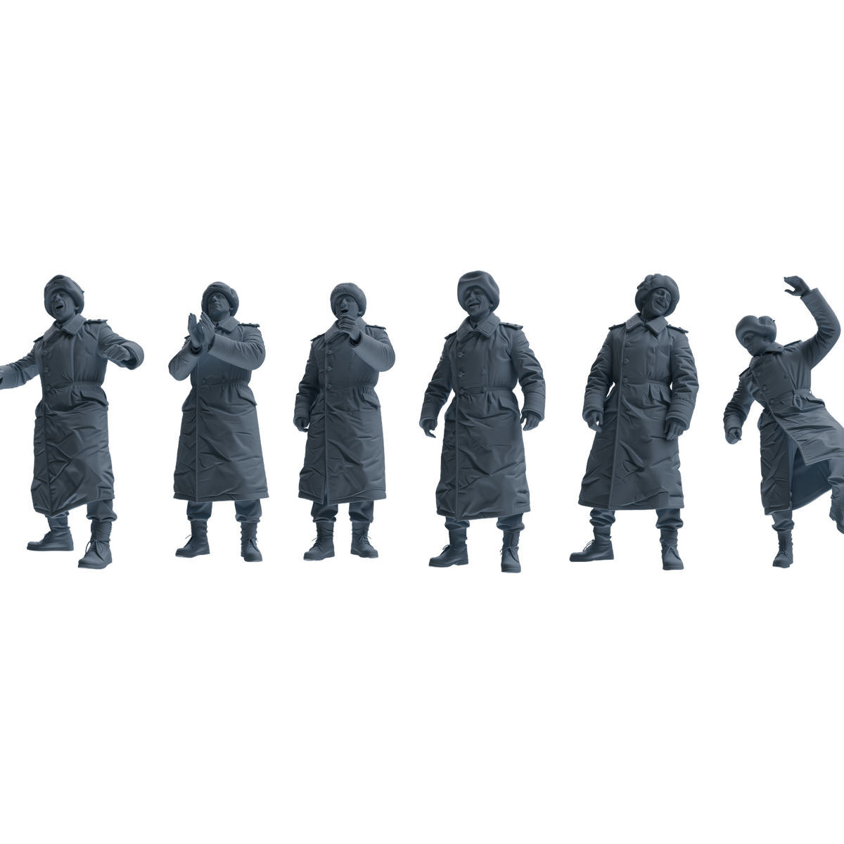 MRY-SFW LYGR641 WWII Soviet Six-Person Entertainment 3D Printed Resin Model Kit by SSMODEL