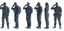 MRY-SFW SSTR013 Miniatures Soldier Model Kit Modern Navy SEAL Six-Person Saluting Group