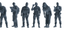 MRY-SFW SSTR004  Modern Navy SEAL Six-Person Singing Group