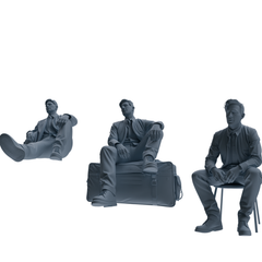 MRY-SFW SSTR143 Miniatures Soldier Model Kit War of Hyenas Modern Canadian Army Three-Person Rest Group 2