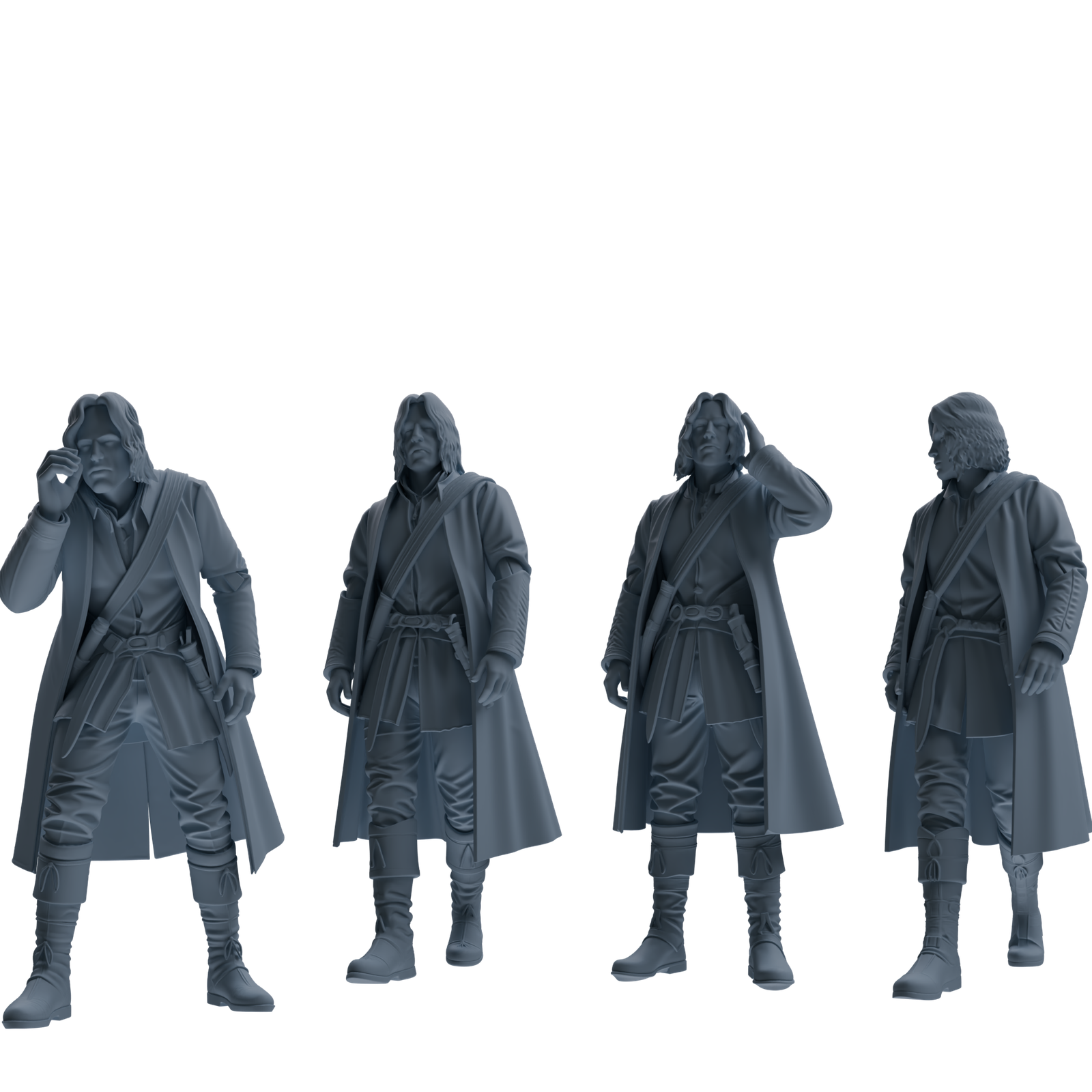 MRY-SFW SSTR275 Medieval Ranger Patrol Four-Person Group