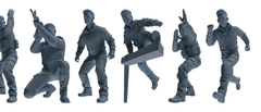 MRY-SFW LYGR700 Modern U.S. Military Six-Person Battle Group 3D Printed Resin Model Kit by SSMODEL