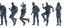 MRY-SFW SSTR005  Modern Navy SEAL Six-Person Horseplay Group