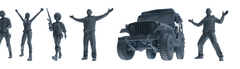 MRY-SFW LYGR660 ame Peacekeeper Elite Six-Person Cover Action 3D Printed Resin Model Kit by SSMODEL