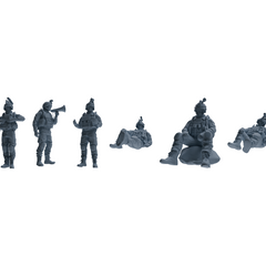MRY-SFW LYGR618 Modern U.S. Cement Army Six-Person Daily 2 3D Printed Resin Model Kit by SSMODEL