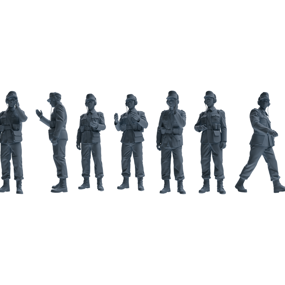 MRY-SFW LYGR650 WWII Mine Soldier Seven-Person Daily Routine 2 3D Printed Resin Model Kit by SSMODEL
