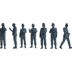 MRY-SFW LYGR650 WWII Mine Soldier Seven-Person Daily Routine 2 3D Printed Resin Model Kit by SSMODEL