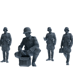 MRY-SFW SSTR212 WWII German Medic Four-Person Group