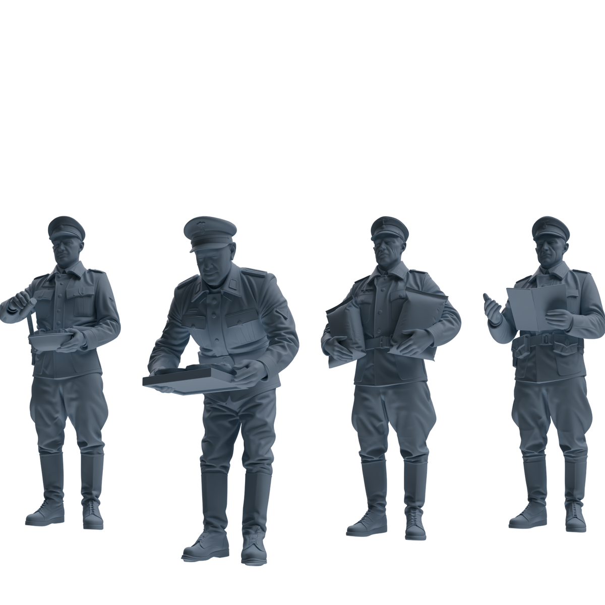 MRY-SFW SSTR253 WWI British Army Logistics Soldier Picnic Four-Person Group