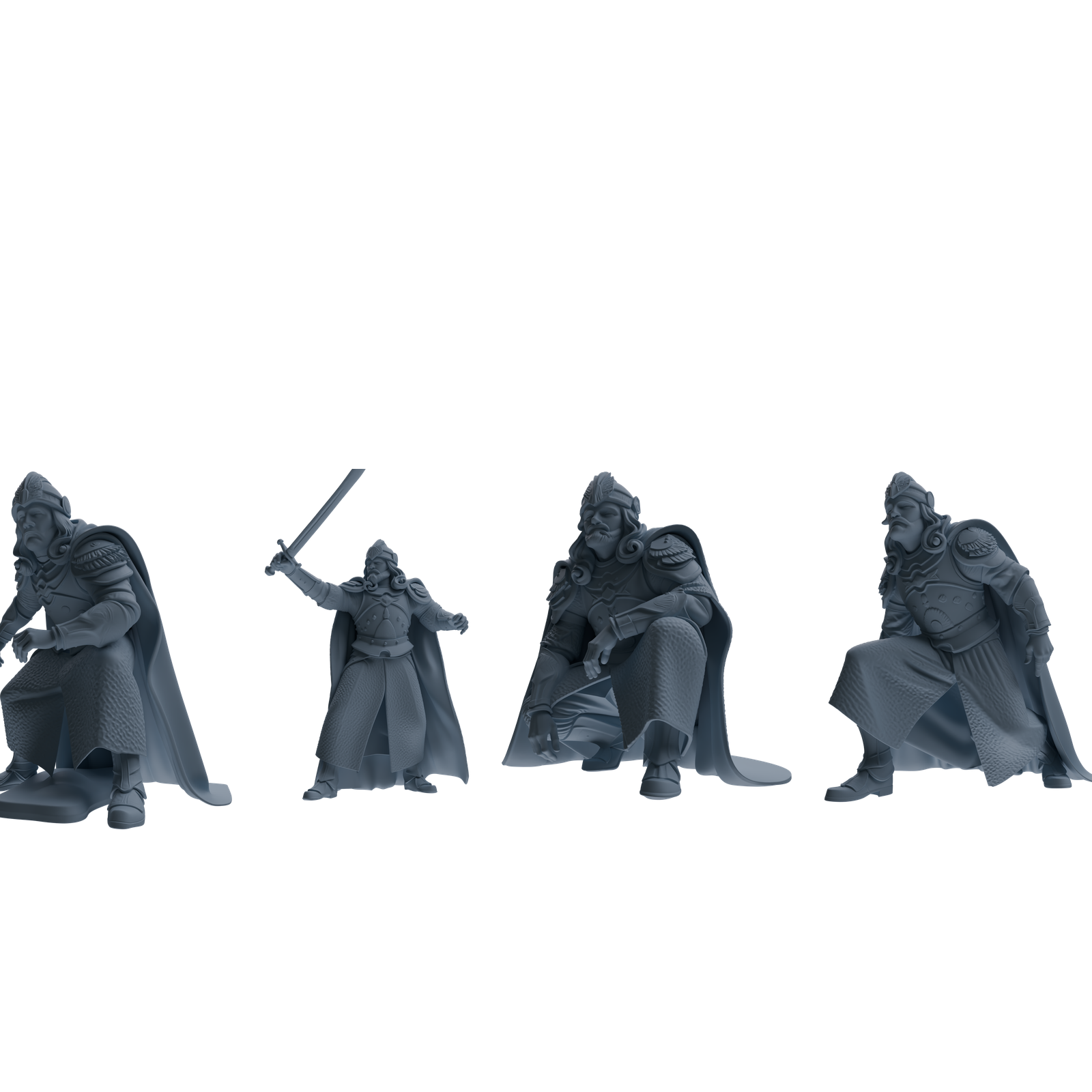 MRY-SFW SSTR297 Medieval King Ambush Four-Person Group