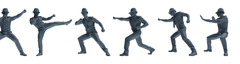 MRY-SFW LYGR800 Modern British Police Six-Person Combat Group 3D Printed Resin Model Kit by SSMODEL