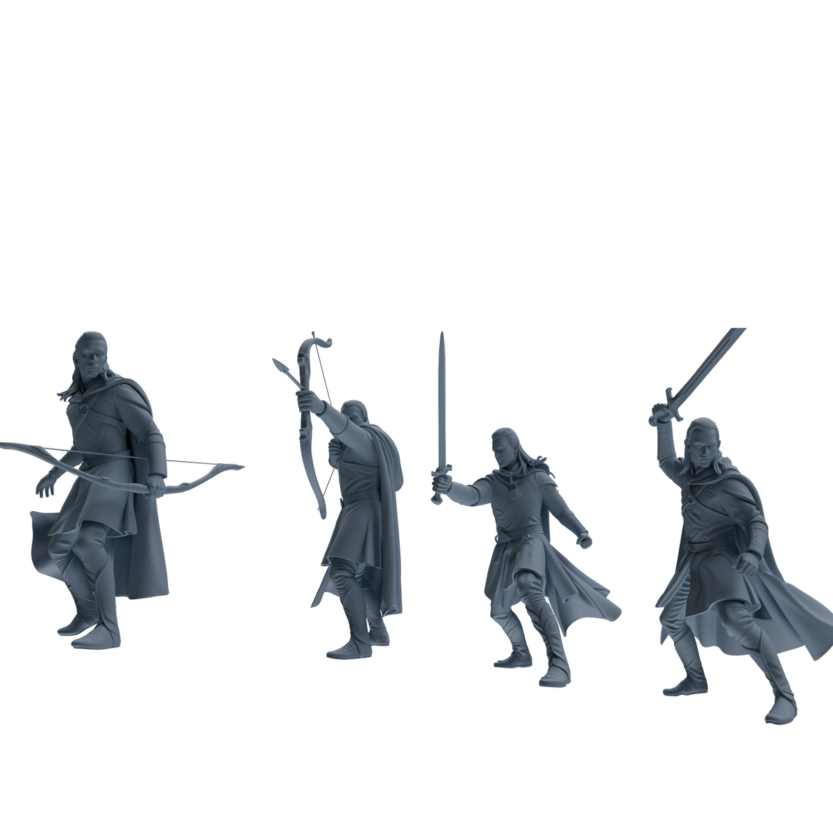 MRY-SFW SSTR308 Medieval Elf-King Battle Four-Person Group
