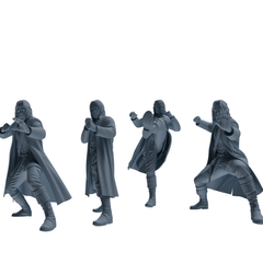 MRY-SFW SSTR271 Medieval Ranger Combat Four-Person Group