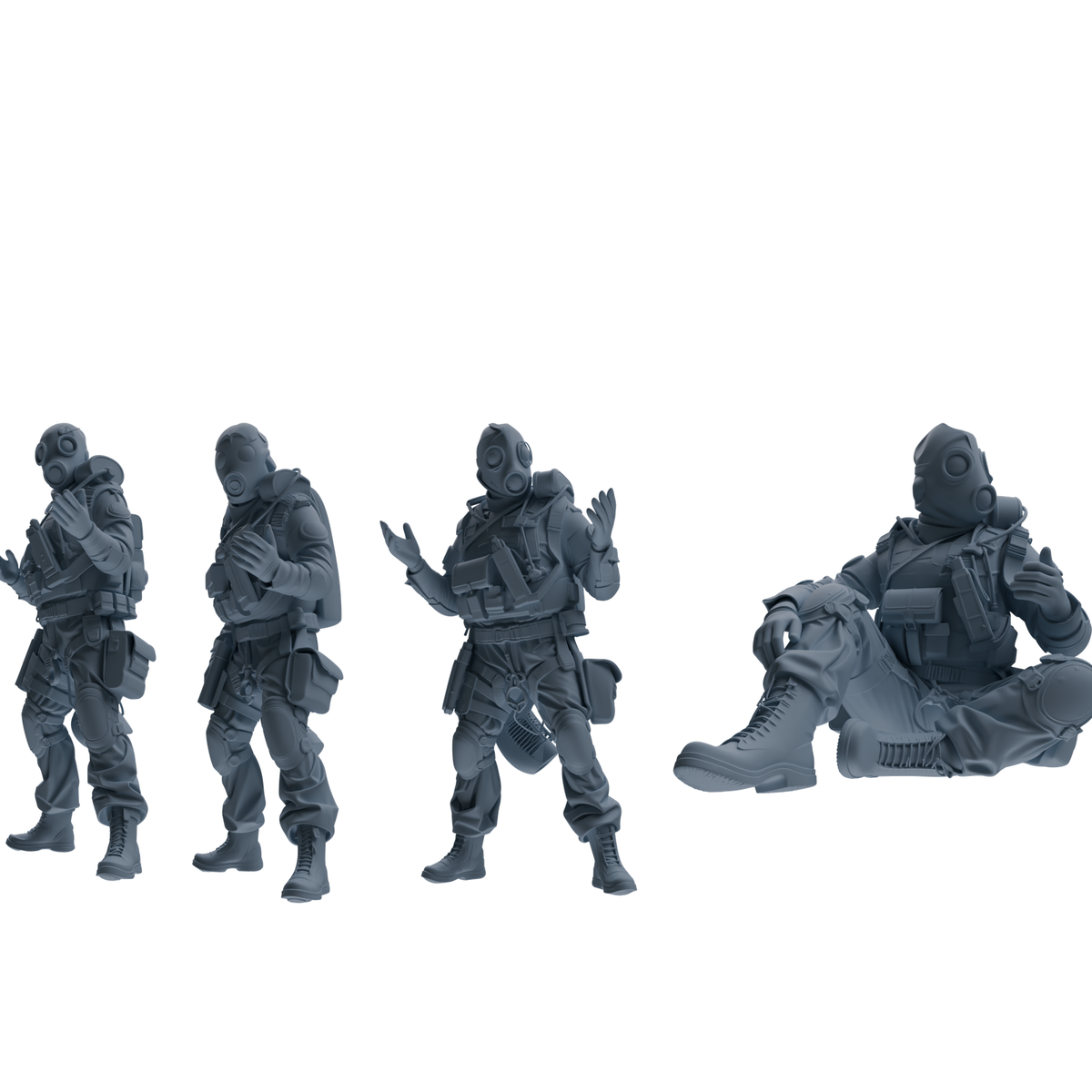 MRY-SFW SSTR312 Modern Counter-Terrorism SWAT Breacher Conversation Four-Person Group